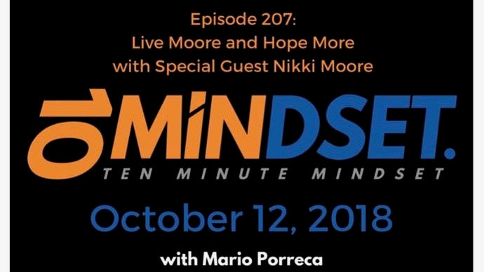 Live Moore on Ten Minute Mindset