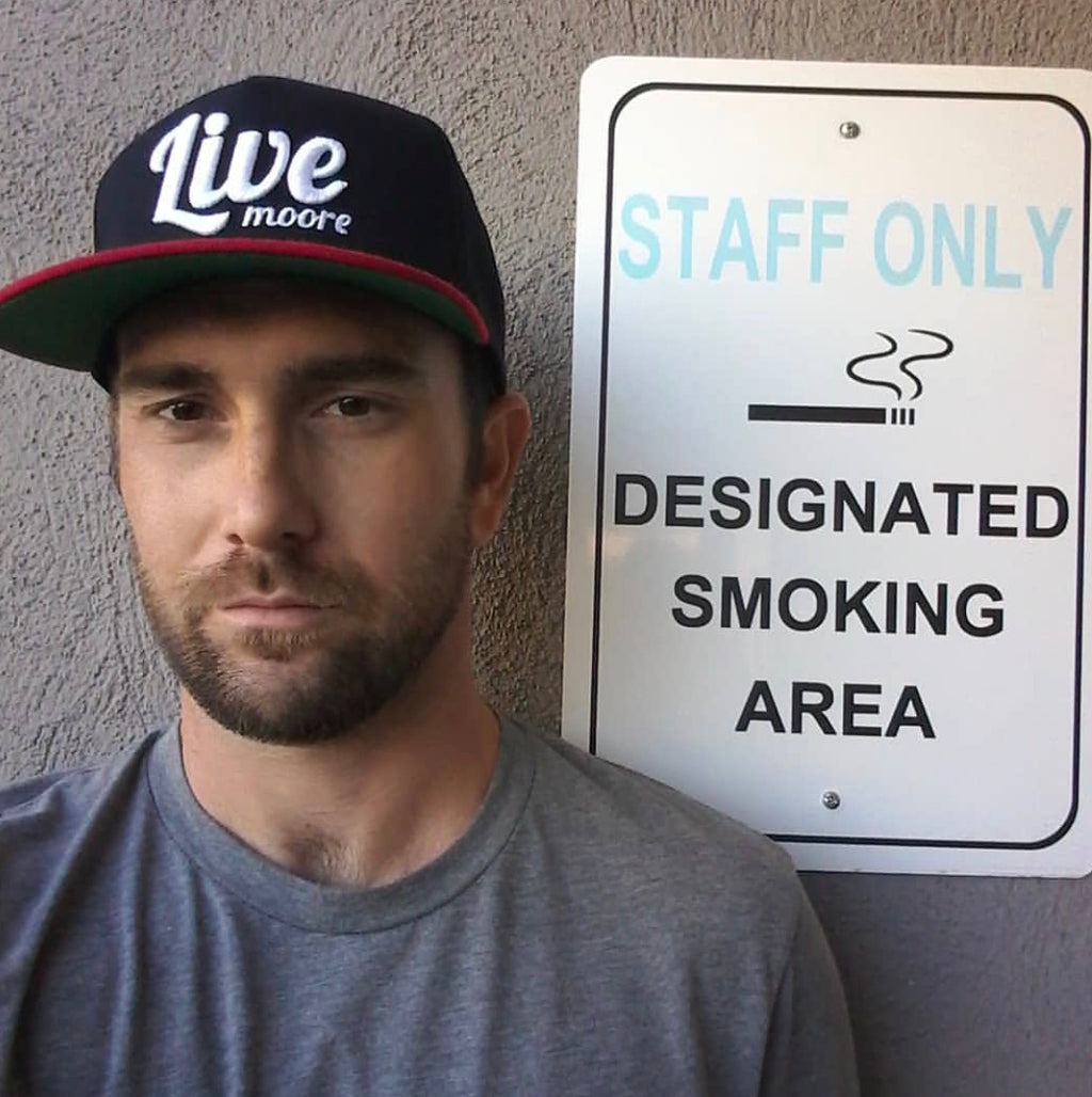Red Snapback Live Moore Hat