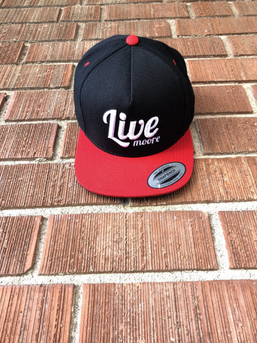 Red Snapback Live Moore Hat